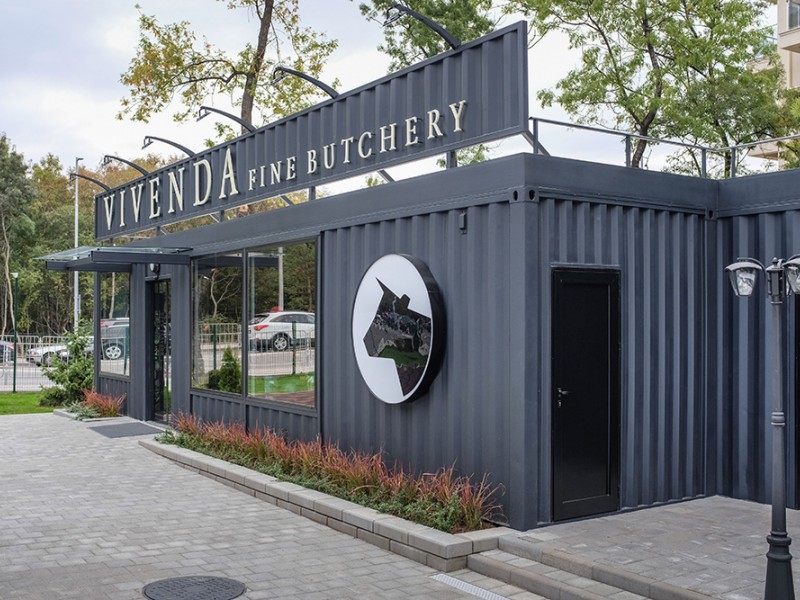 Gallery Album Реализиран проект: Vivenda - ресторант и магазин от морски контейнери